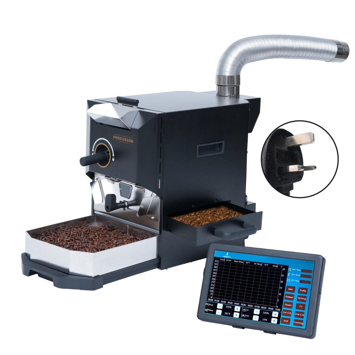 1kg Electric Commercial Coffee Roaster (PKF-1kg)