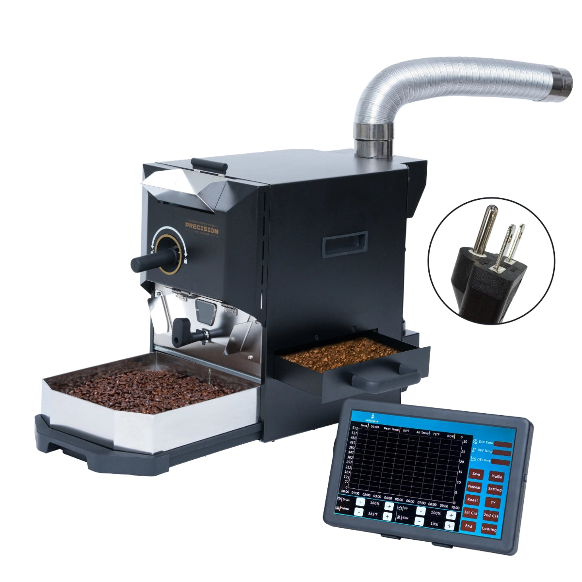 1kg Electric Commercial Coffee Roaster (PKF-1kg)
